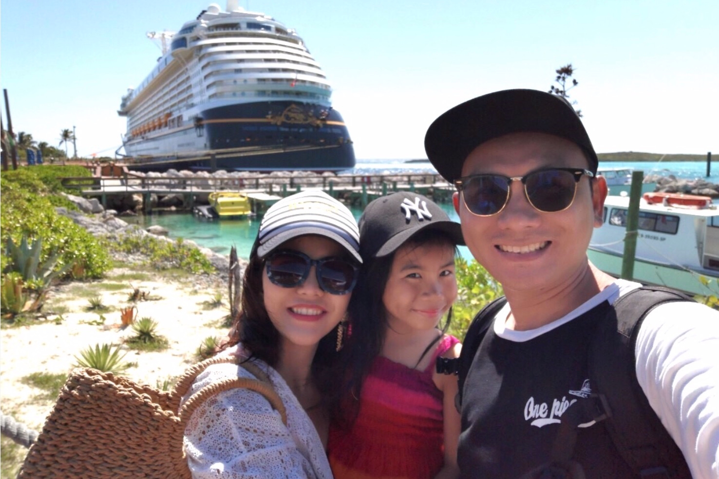 คุณปุ้ยและครอบครัว ล่องเรือสำราญ Disney Dream เที่ยวบาฮามาส