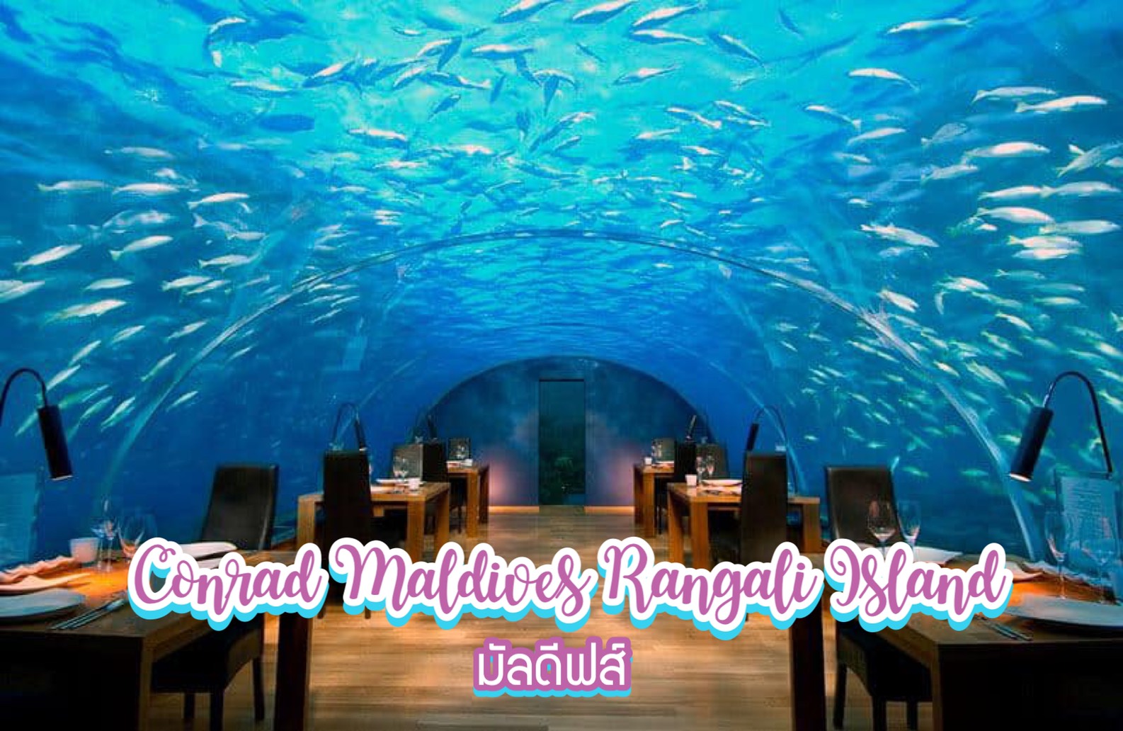โรงแรม Conrad Maldives Rangali Island มัลดีฟส์