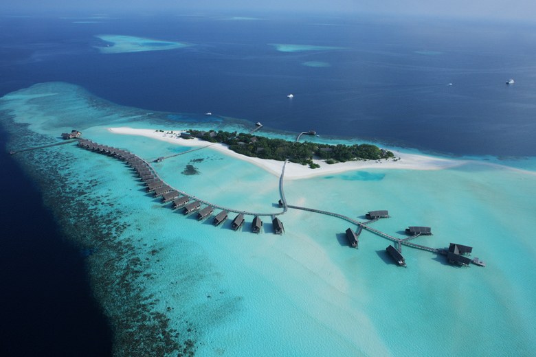 Cocoa Island - Resort - Aerial Shot